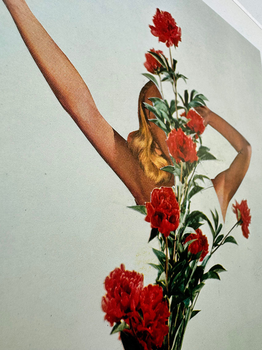 Shoka arrangement series No 1. Original Collage Art