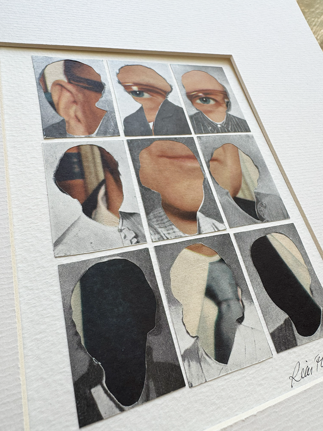 Kekkonen's Secrets. Original Collage Art