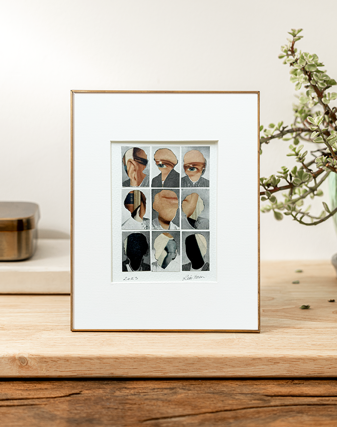 Kekkonen's Secrets. Original Collage Art