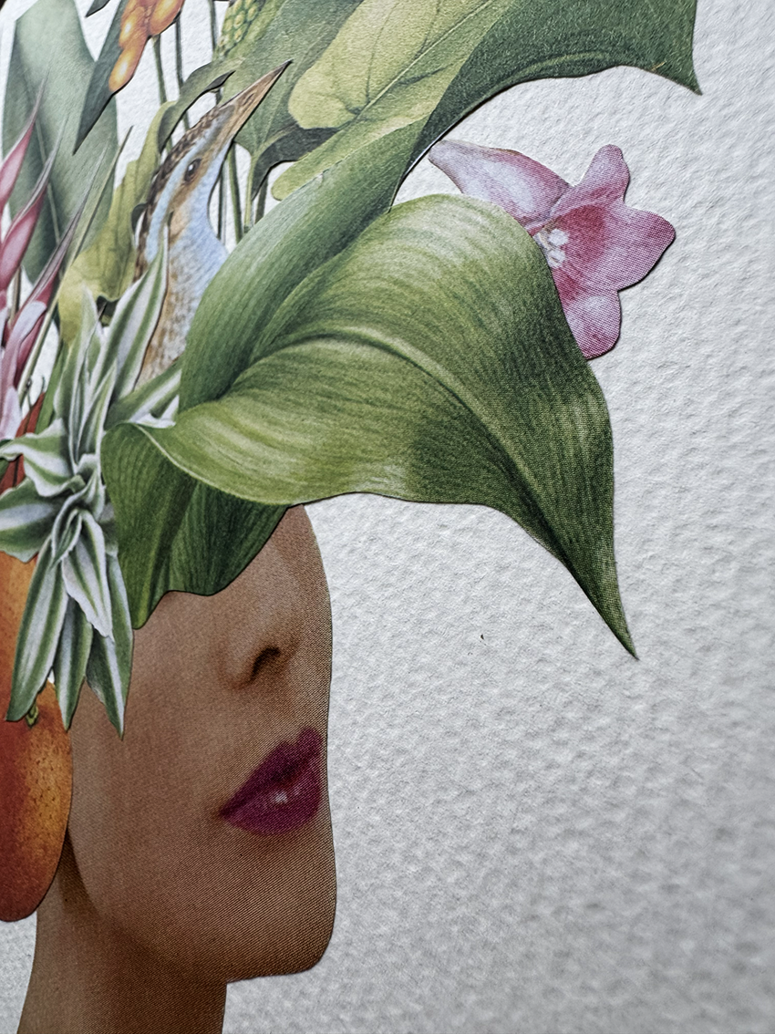 Wild Thoughts - Original Collage Art