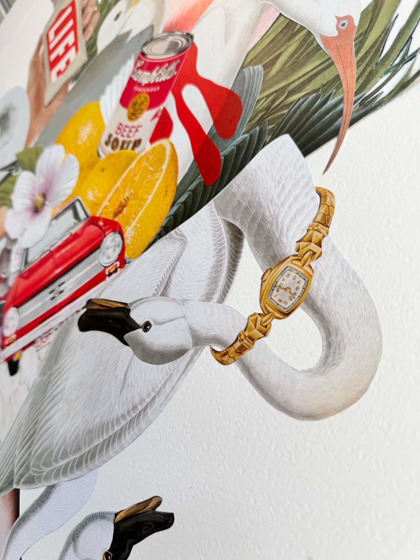 Unexpected moments. Original Collage Art