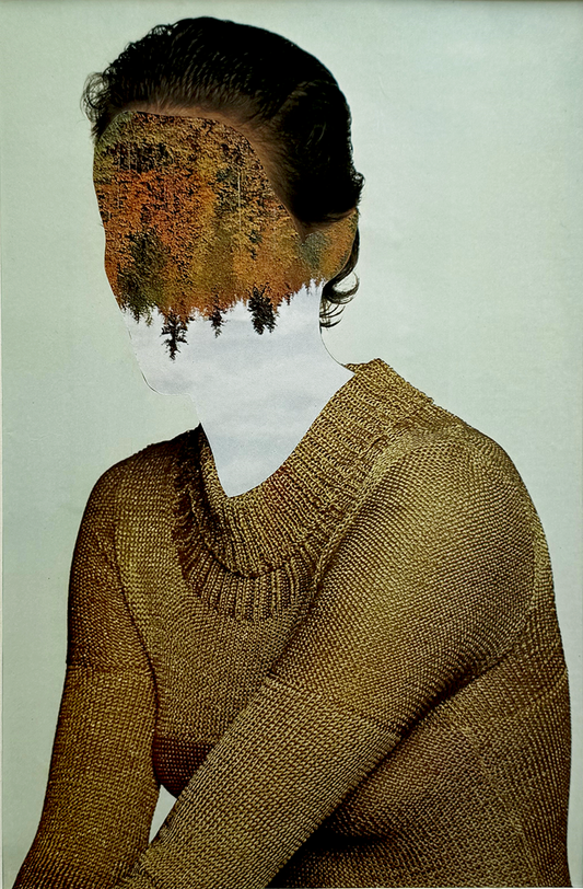 Autumn Vibes. Original Collage Art
