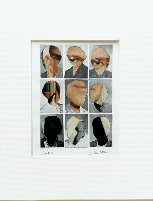 Kekkonen's Secrets. Original Collage Art