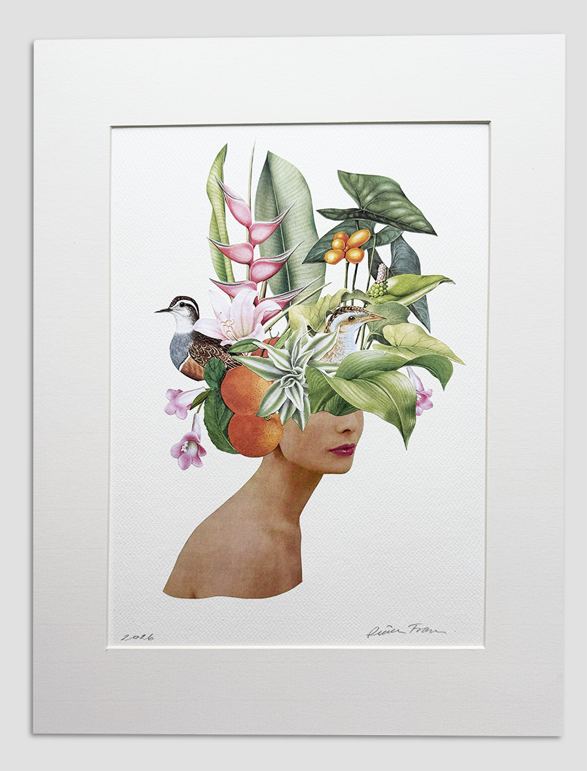 Wild Thoughts - Original Collage Art