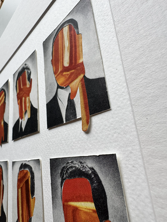 Jellyfaces -  Original Collage Art