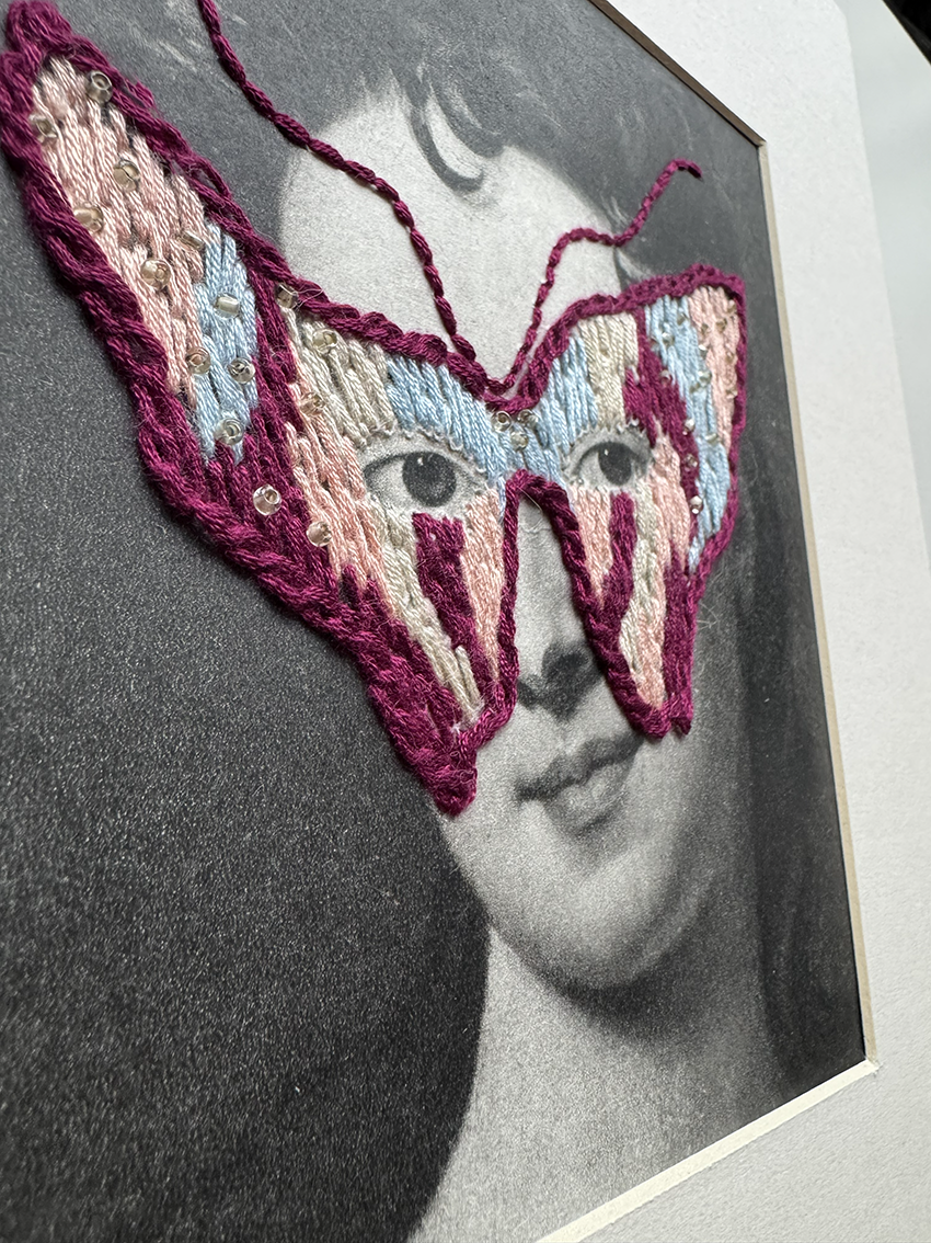 Madame Butterfly - Original Collage Art