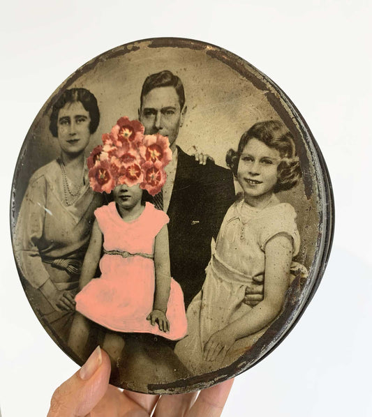 Sister to the Queen. Original Collage Art